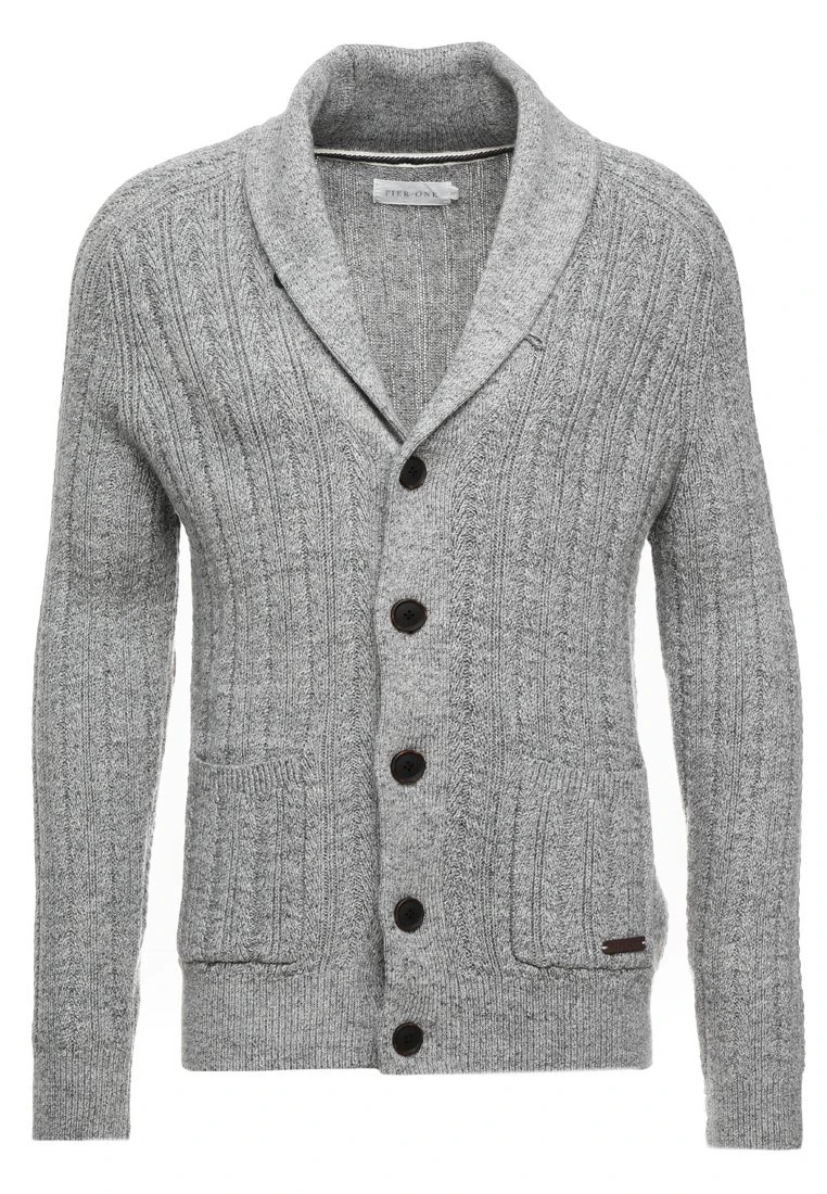 Pier One Chaqueta De Punto - Mottled Dark Grey 8 Pier One Chaqueta De Punto - Mottled Dark Grey - Imagen 6