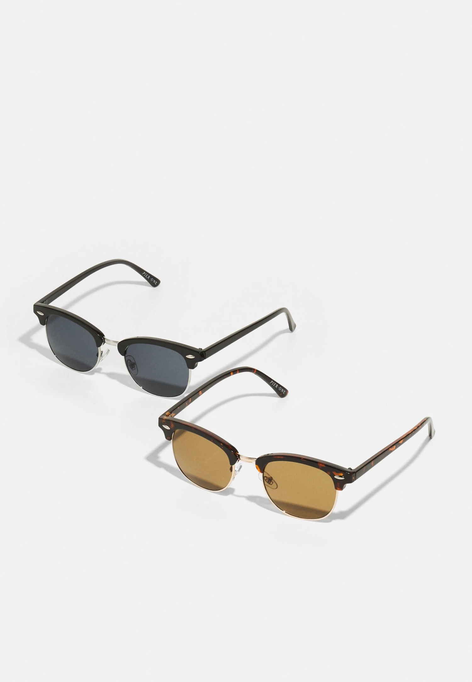 Pier One 2 Pack - Gafas De Sol - Brown/Black 3 Pier One 2 Pack - Gafas De Sol - Brown/Black