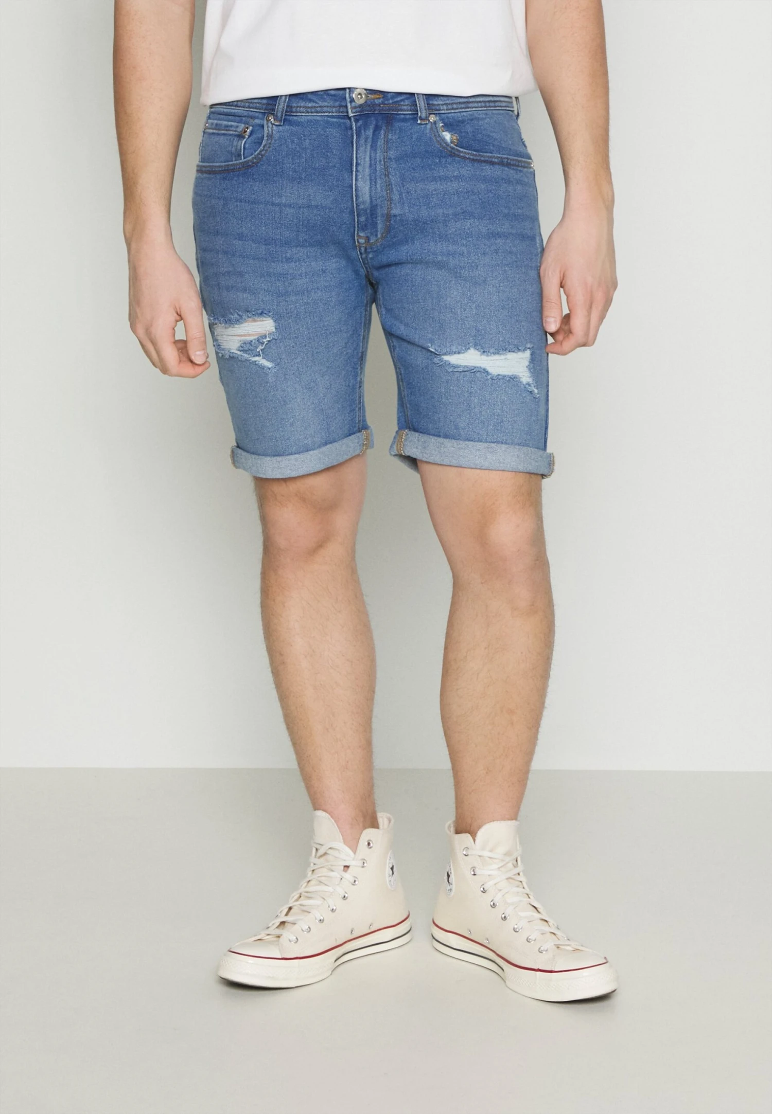 Pier One Shorts Vaqueros - Blue Denim 3 Pier One Shorts Vaqueros - Blue Denim