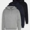 Pier One 3 Pack - Sudadera - Dark Blue/Black/Mottled Grey 2 Pier One 3 Pack - Sudadera - Dark Blue/Black/Mottled Grey -Pier One ff17df88063f4783ac8f7548600524f6
